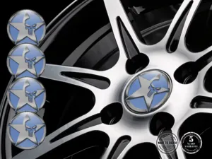 Sticker on rims Custom Look Superior Dome for Cars